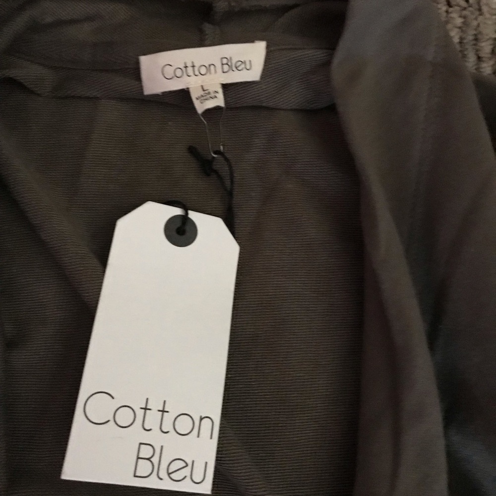 Olive Drawstring Cardigan - Picture 5 of 5